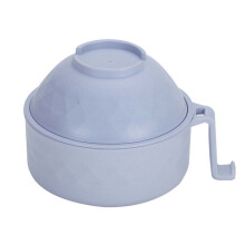1Pc Blue Food Container Noodle Bowl Large Capacity for Home Serving