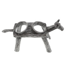 4Pcs Zinc Alloy Holder Stand Silver for Home Bar