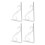 8Pcs White Iron Shelf Brackets Heavy Duty Decorative Wall Supports 1