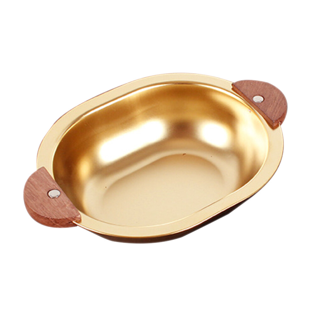 Aboofan 4Pcs Multifunctional Golden Stainless Steel Serving Bowls For Kids