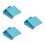 3Pcs Sky-Blue Decorative Tin Boxes with Lid for Candy and Presents 7