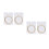 2Pcs Beige Acoustic Guitar Strings Steel Core Durable Replacement Set 8