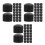 90Pcs Black Foosball Post Cover Tip Protectors Plastic Safety End Caps 4