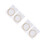 2Pcs Beige Acoustic Guitar Strings Steel Core Durable Replacement Set 5