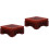 2Pcs Wooden Plant Pot Riser Flowerpot Stand Multi-Use Display Shelf 6
