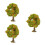 3Pcs Mini Tree Model with Wire PVC for Scenery Landscape Decor 6