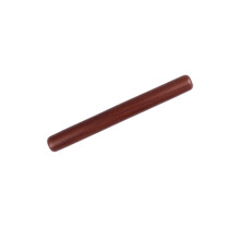 2Pcs Brown Wooden Rolling Pins Non-Stick Dough Roller for Bread