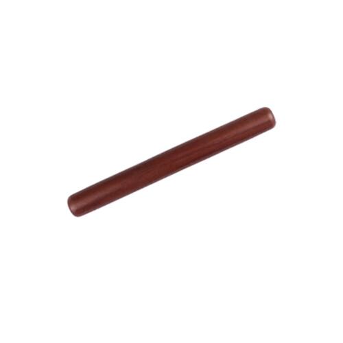 2Pcs Brown Wooden Rolling Pins Non-Stick Dough Roller for Bread