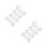 8Pcs PVC Surface Mount Outlet Box White Sturdy Electrical Project Box 9