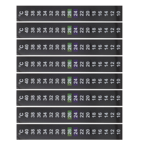 32Pcs Fish Tank Temperature Meter Stickers Pet LCD Display 1