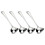20Pcs Silver Metal Small Gravy Ladles with Long Handle for Kitchen Use 1