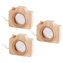15Pcs Durable Wooden Kaleidoscopes Kids Toy Cameras for Creative Fun