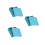3Pcs Sky-Blue Decorative Tin Boxes with Lid for Candy and Presents 9