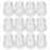 60Pcs Fine Mesh Transparent Tea Filter Strainers for Loose Leaf Tea 1