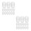 60Pcs Fine Mesh Transparent Tea Filter Strainers for Loose Leaf Tea 6