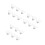 180Pcs Precision Flat Shank Sewing Needles for Thin Fabric Cotton Silk 5