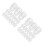 60Pcs Fine Mesh Transparent Tea Filter Strainers for Loose Leaf Tea 4