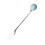 18Pcs Blue Ceramic Handle Small Snacks Forks Flatware for Home 1