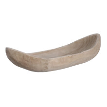 2Pcs Natural Wood Salad Bowls Simple Design Fruit Snack Serving Bowls