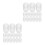 60Pcs Fine Mesh Transparent Tea Filter Strainers for Loose Leaf Tea 7