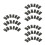 150Pcs Reinforced Stability License Plate Screw Base Clips for Car Use 8