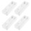 8Pcs PVC Surface Mount Outlet Box White Sturdy Electrical Project Box 2
