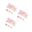 90Pcs Assorted Color Resin Bow Push Pins Decorative Craft Office Tacks 5