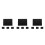 12Pcs Double Sided Wood Chalkboard Boards Black Hanging Message Boards 5