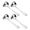 20Pcs Silver Metal Small Gravy Ladles with Long Handle for Kitchen Use 3