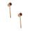 2Pcs Beige Bamboo Ladle Rustic Long Handle Water Scoop 7