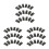 150Pcs Reinforced Stability License Plate Screw Base Clips for Car Use 9