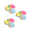3Pcs Fun Assorted Color Mini Pads for Kids Office 8