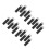 20Pcs Black ABS Foot File Replacement Roller Heads for Home Pedicure 5
