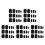 240Pcs Rubber Bolt Screw Caps Black Flexible Thread Protectors Kit 6
