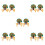 10Sets Bright Number Felt Orange Tree Kid's Preschool Learning Game 4