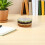 Ceramic Ashtray with Lid Burger Shape Portable Office Tabletop 4
