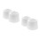 4Pcs White PVC Ceiling Fan Covers Universal Protective Debris Canopy 3