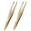 6Pcs Gold Stainless Steel Eyebrow Tweezer Set Multipurpose Lash Tools 2