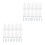 20Pcs Transparent Blind Bracket Replacements for Horizontal Blinds 7