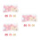 90Pcs Assorted Color Resin Bow Push Pins Decorative Craft Office Tacks 7
