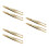 6Pcs Gold Stainless Steel Eyebrow Tweezer Set Multipurpose Lash Tools 8