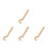 4Pcs Long Handle Wooden Pottery Modeling Sticks Clay Tools 6