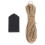 2Sets Kraft Paper Gift Tags Black Writable Hanging Labels for Home Use 1