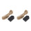 2Sets Kraft Paper Gift Tags Black Writable Hanging Labels for Home Use 6