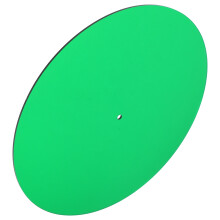 4Pcs Acrylic Vinyl Record Slipmat Light Green Scratch Protection Mat