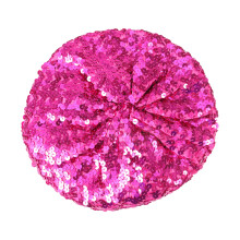 3Pcs Rosy Beret Caps Women Lightweight Sparkle Sequin Fashion Hats