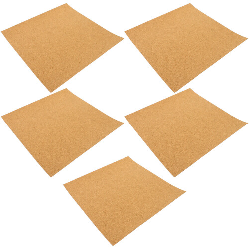 25Pcs Chocolate Cork Bulletin Boards for Home and Office Display 1