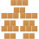 25Pcs Chocolate Cork Bulletin Boards for Home and Office Display 8