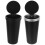8Pcs Portable Car Trash Can PP Mini Bin with Lid Assorted Colors 1