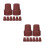 16Pcs Hiking Pole Replacement Rubber Tips Brown Walking Stick Ends 5